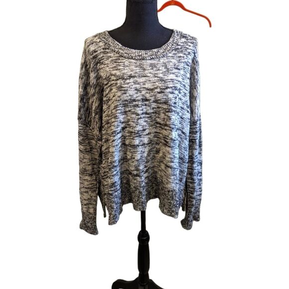 Eileen Fisher Alpaca/Organic Cotton Boxy Sweater - Picture 1 of 8